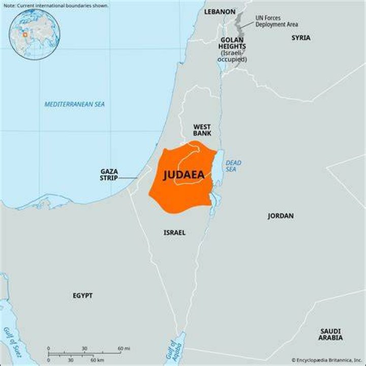 Are judea and palestine the same place?