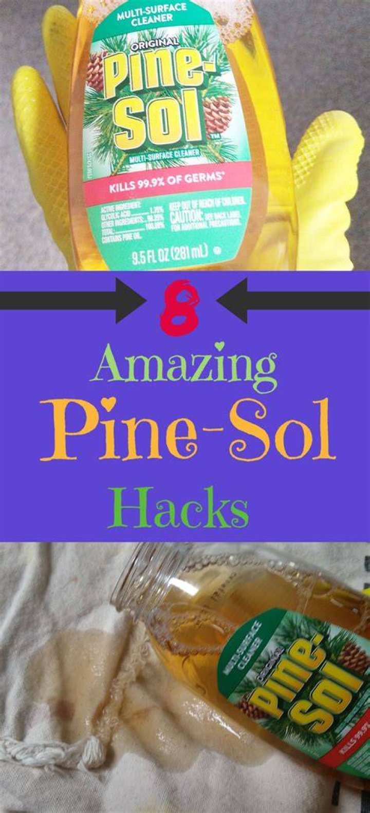 Can you boil pine sol?