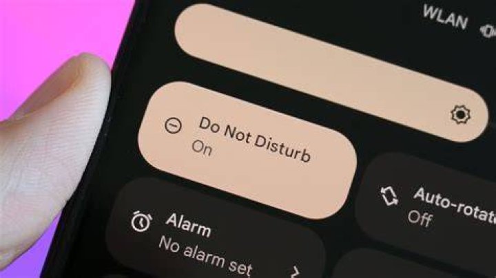 Do not disturb quick settings?