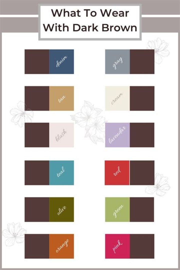 Does gray go with chocolate brown?