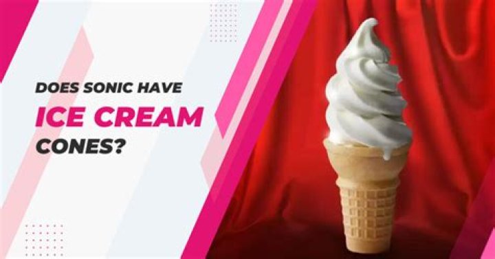 Does sonic have soft serve?