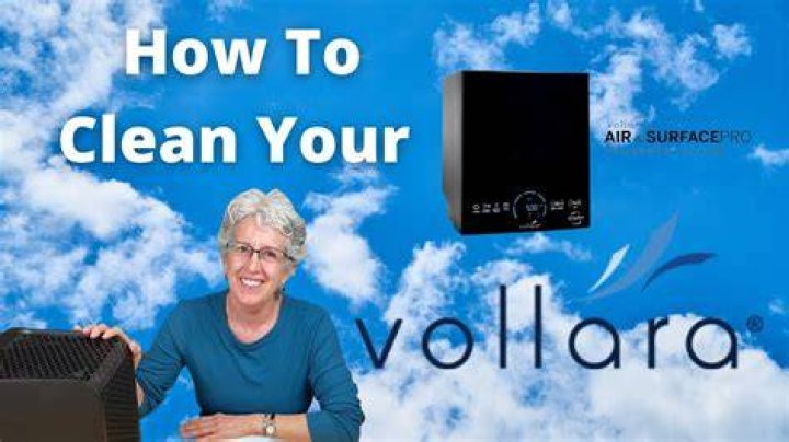 How to clean vollara air and surface pro?
