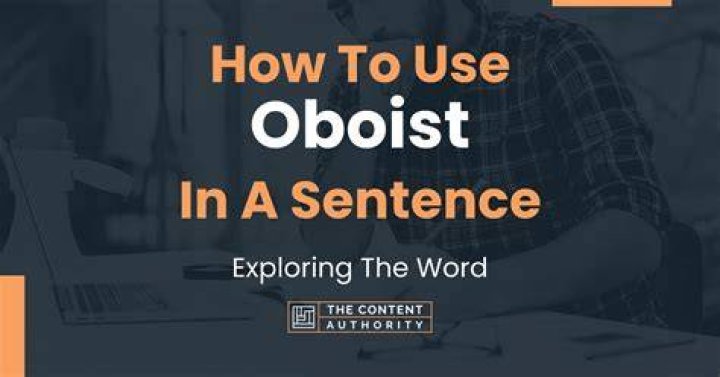 Is oboist a word?