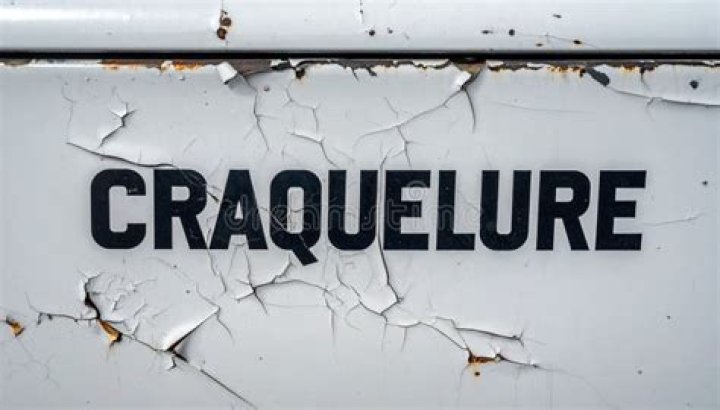 Is there such a word as craquelure?