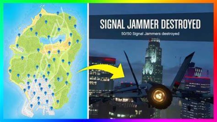 What do destroying all signal jammers?