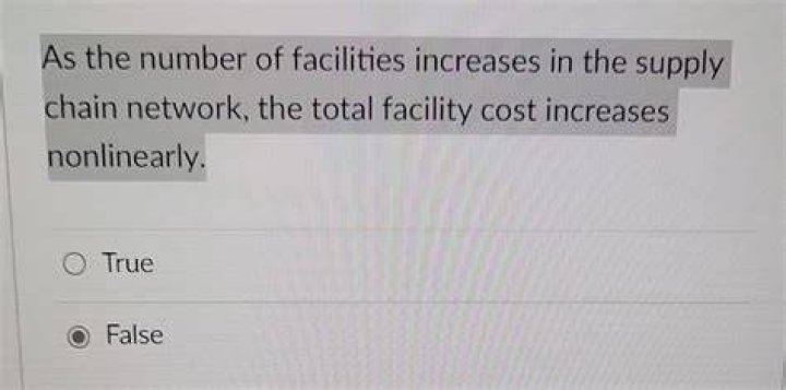 When the number of facilities in the supply chain increases?