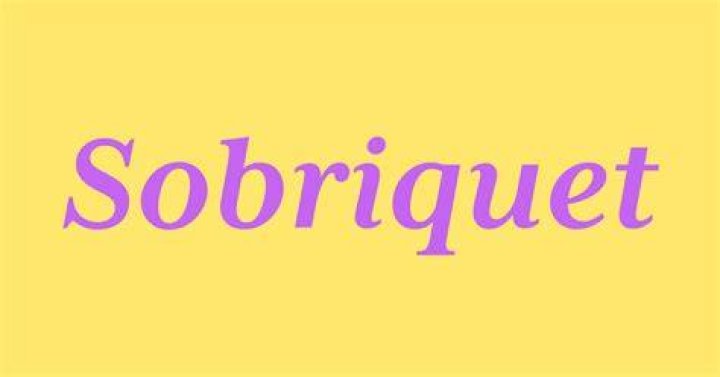 When to use sobriquet?