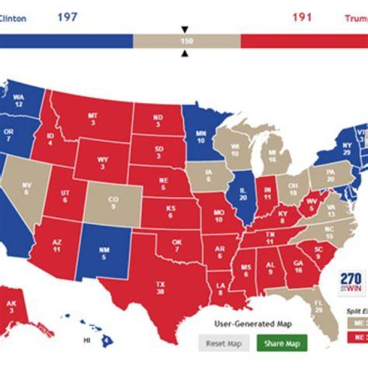Which are toss-up states?