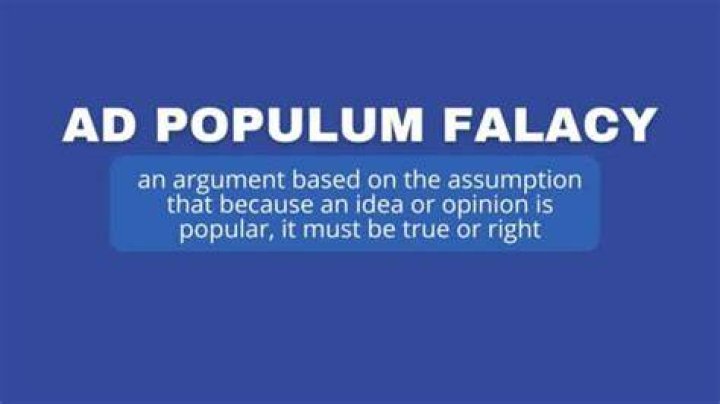 Why is ad populum a fallacy?