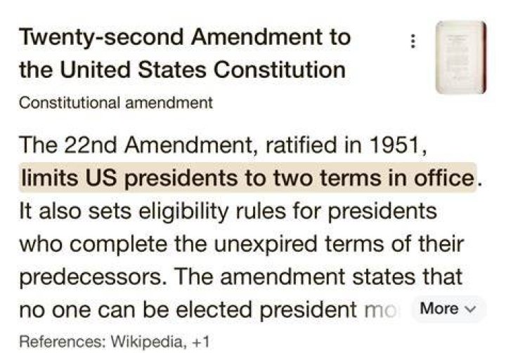 Why was the twenty-second amendment added to the constitution in 1951?
