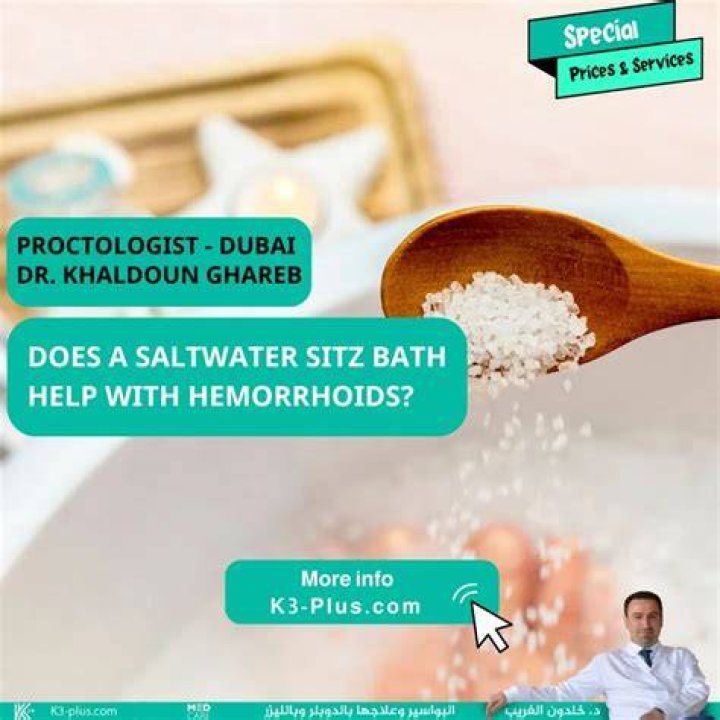 Would a salt bath help piles?